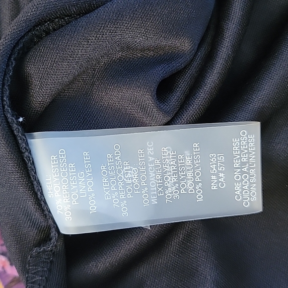 Calvin Klein Tie Beck Sleeveless Floral Print Trapeze Dress - Picture 7 of 7